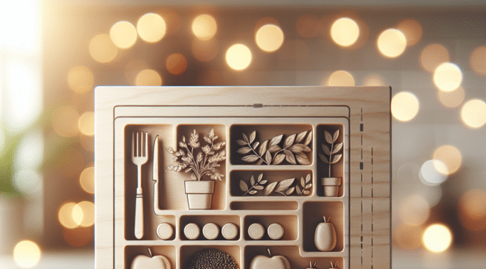 Découvrez la planche à découper astucieuse avec compartiments pour cuisiner comme un pro